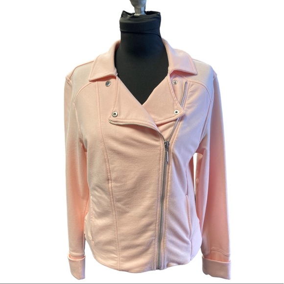 H by Halston Jackets & Blazers - H by Halston Moto Stretch Jacket